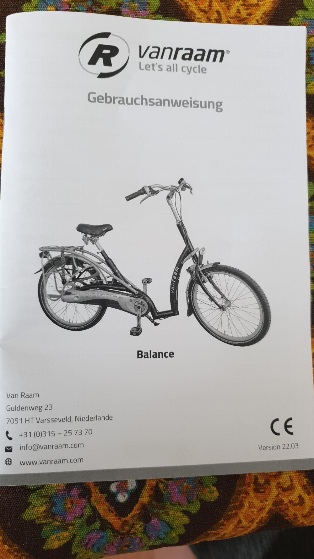 Fahrrad verkaufen VAN RAAM balance 51 cm 8-Gang Leerlauf hydrauliche bremsen Ankauf